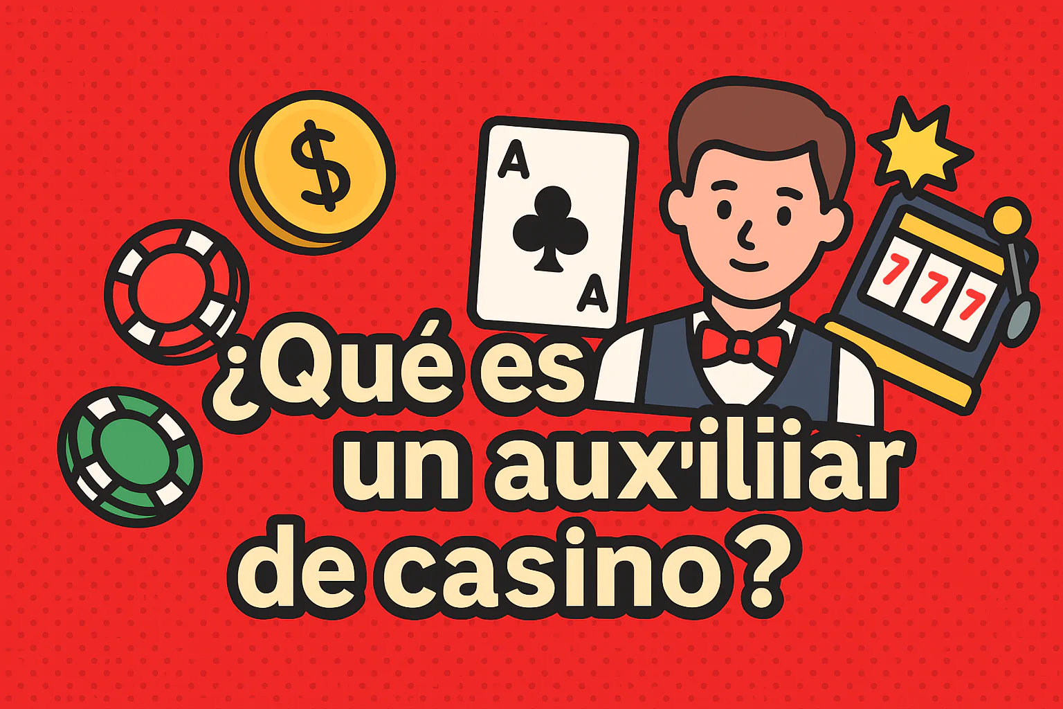¿Qué es un auxiliar de casino?